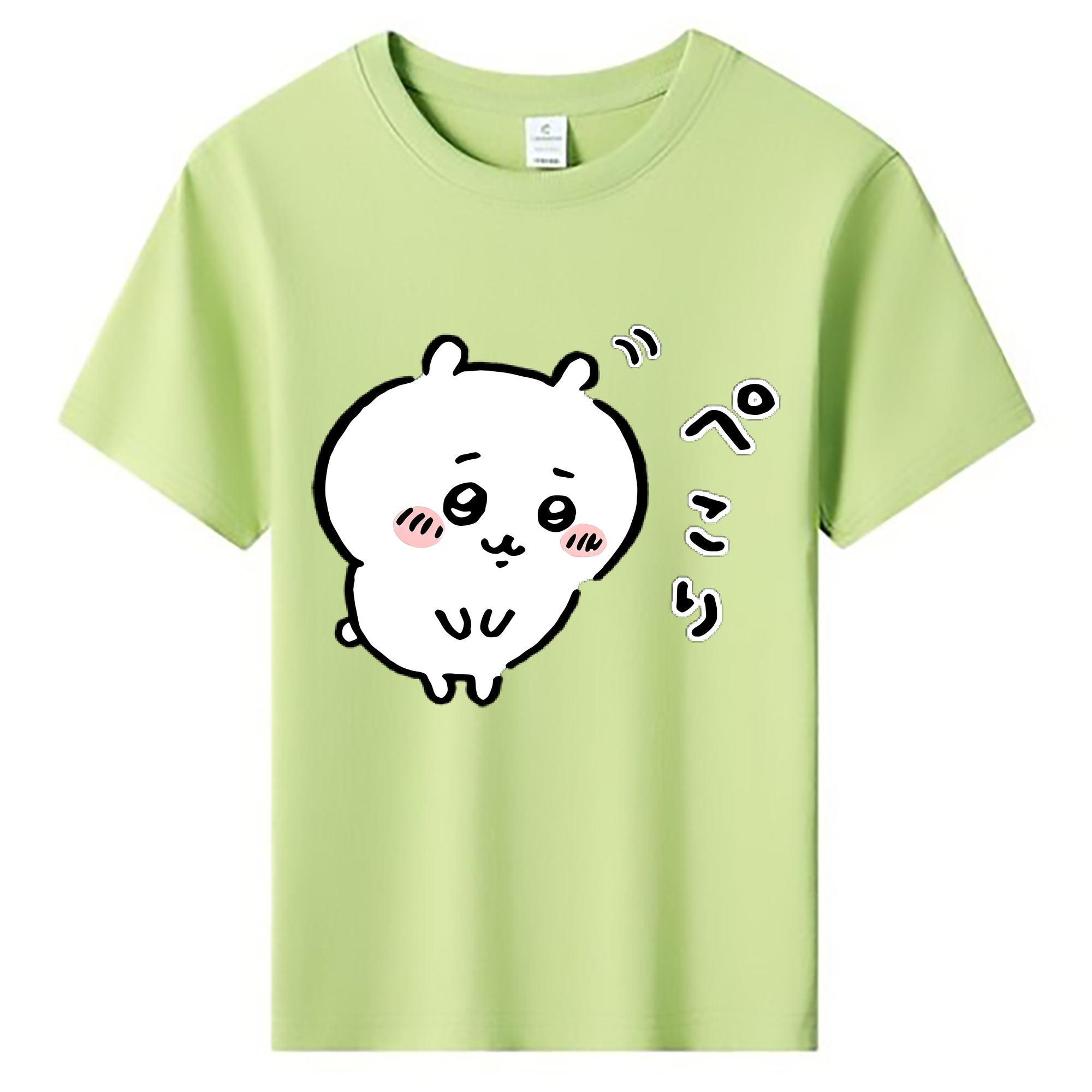 （画像用） ちいかわ ちいかわ Chii-kawa chiikawa 綿100％キッズTシャツ（フロントプリント）